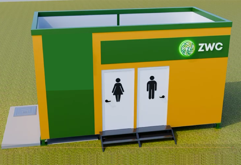 EcoFlush Public Toilet System by ZWC Solutions